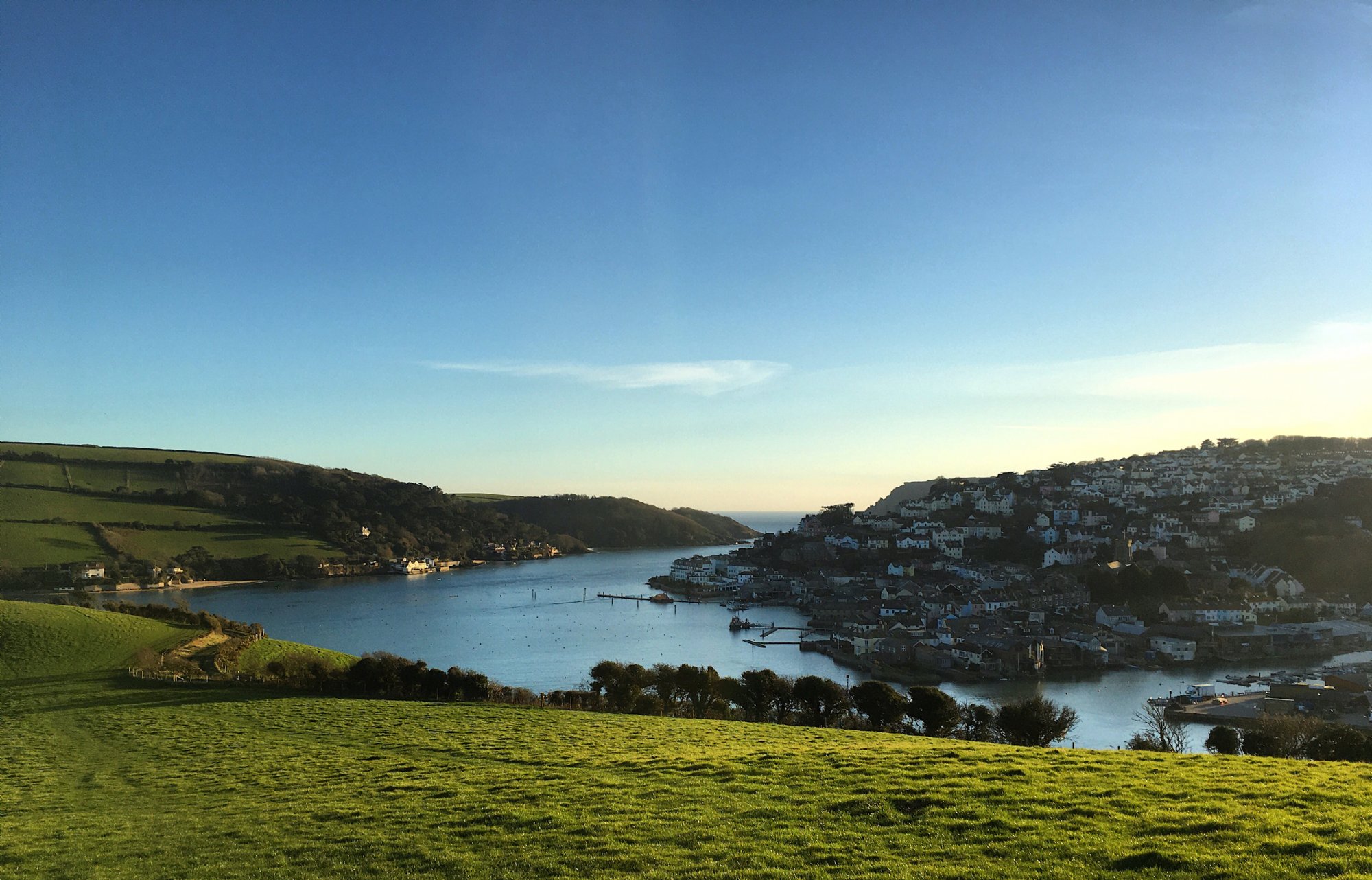 Winter in Salcombe - view from Snape's Point